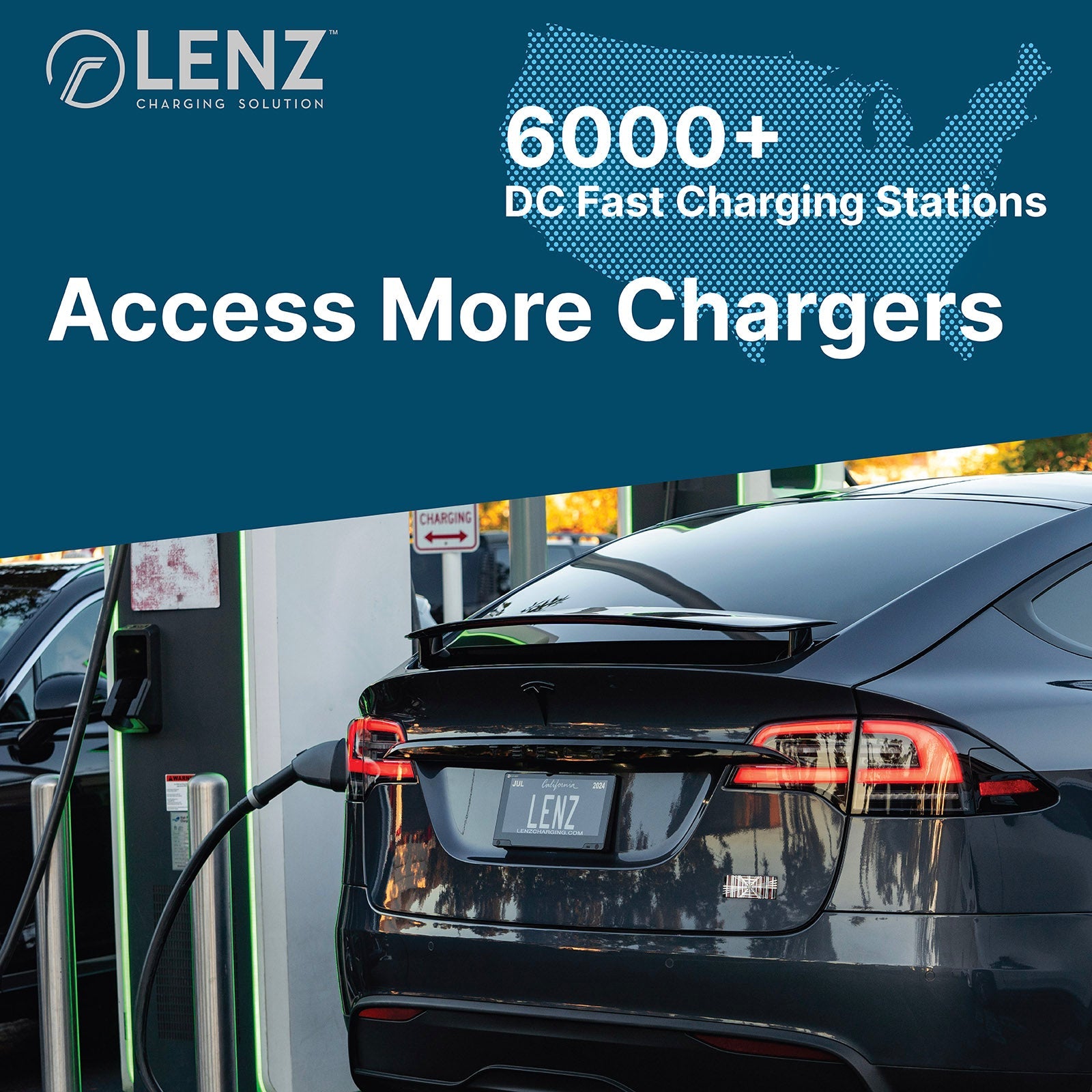 CCS1 to Tesla Charger Adapter - LENZ