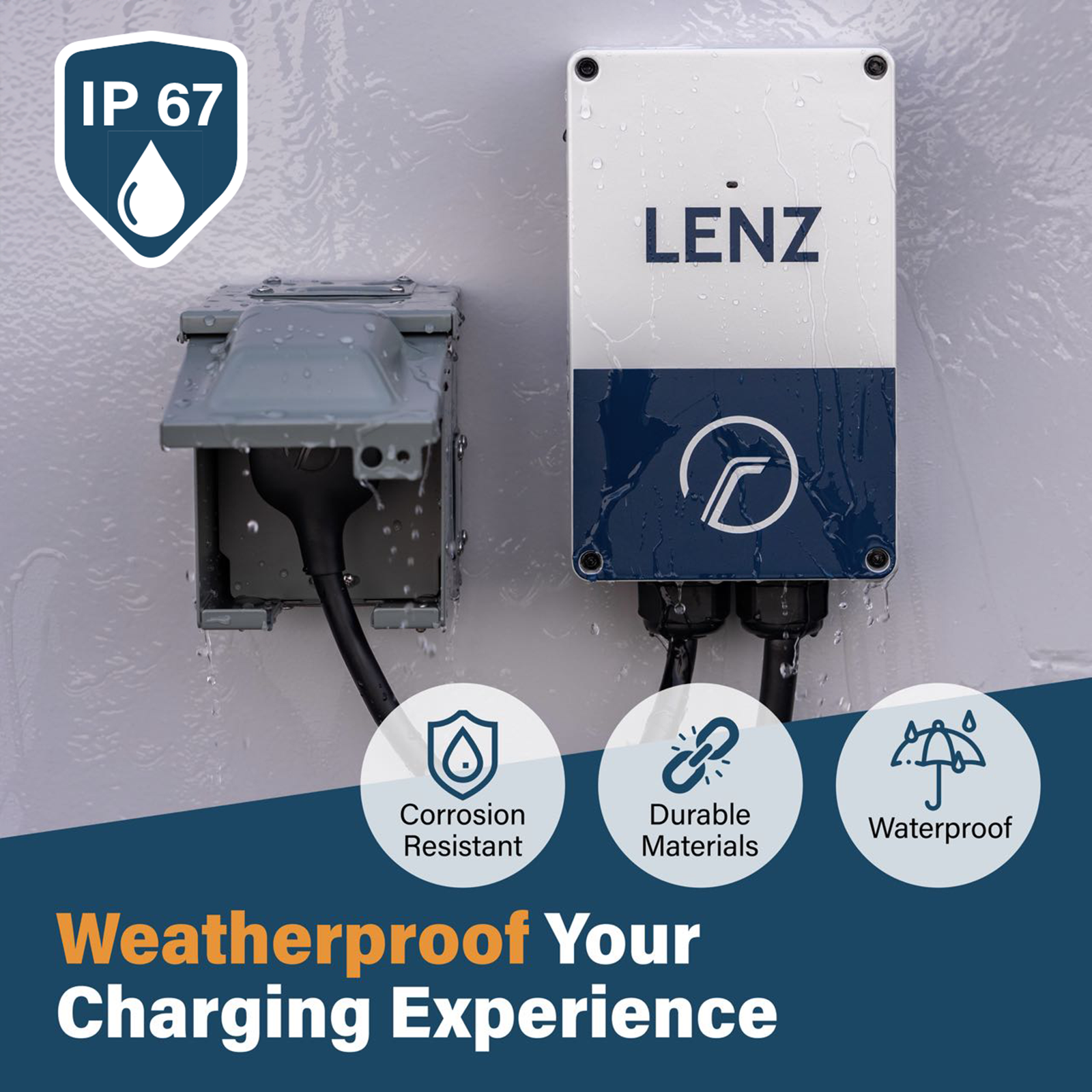 LENZ Level 2 Plugin 40A Home Charger