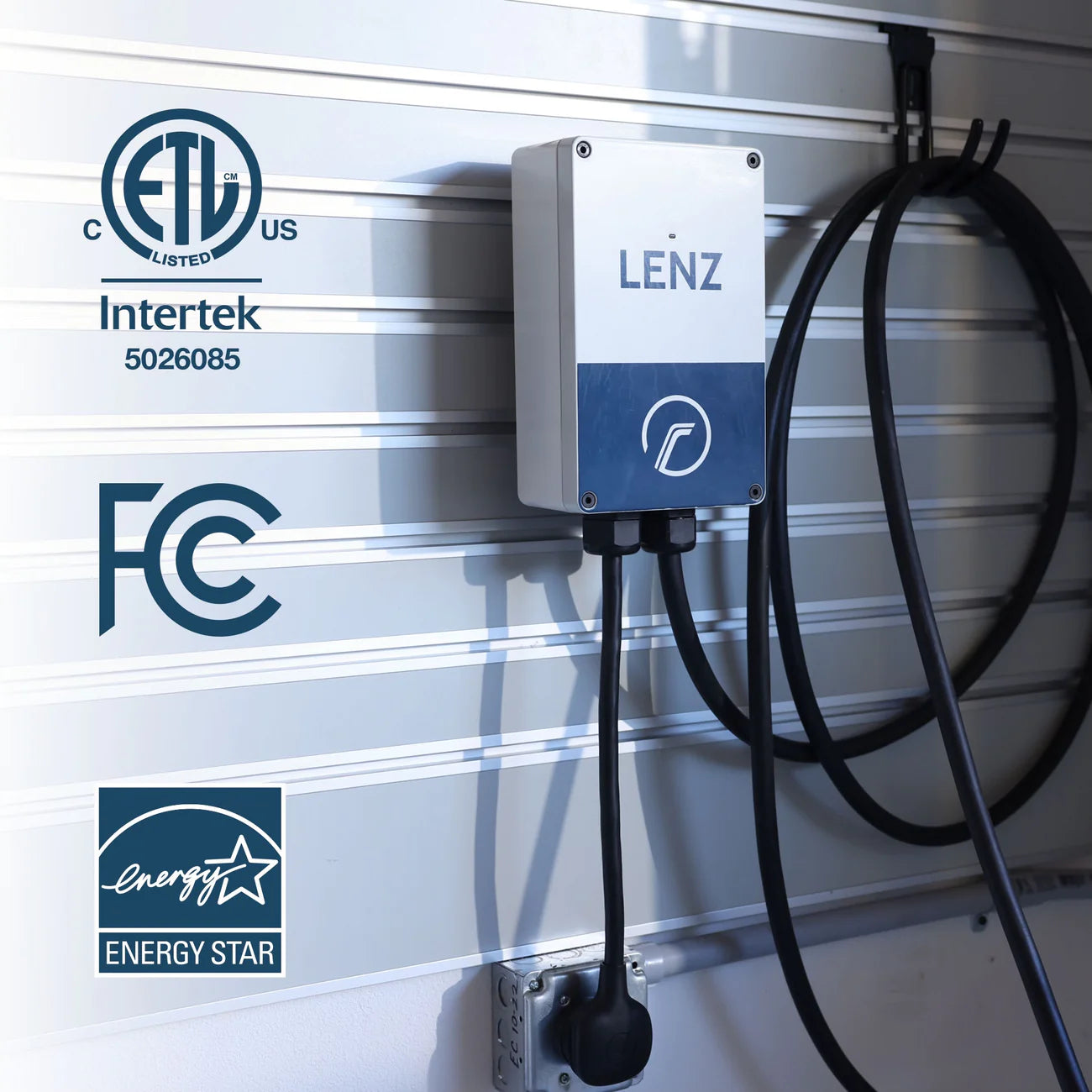 LENZ Level 2 Plug-in Home EV Charger NEMA 14-50