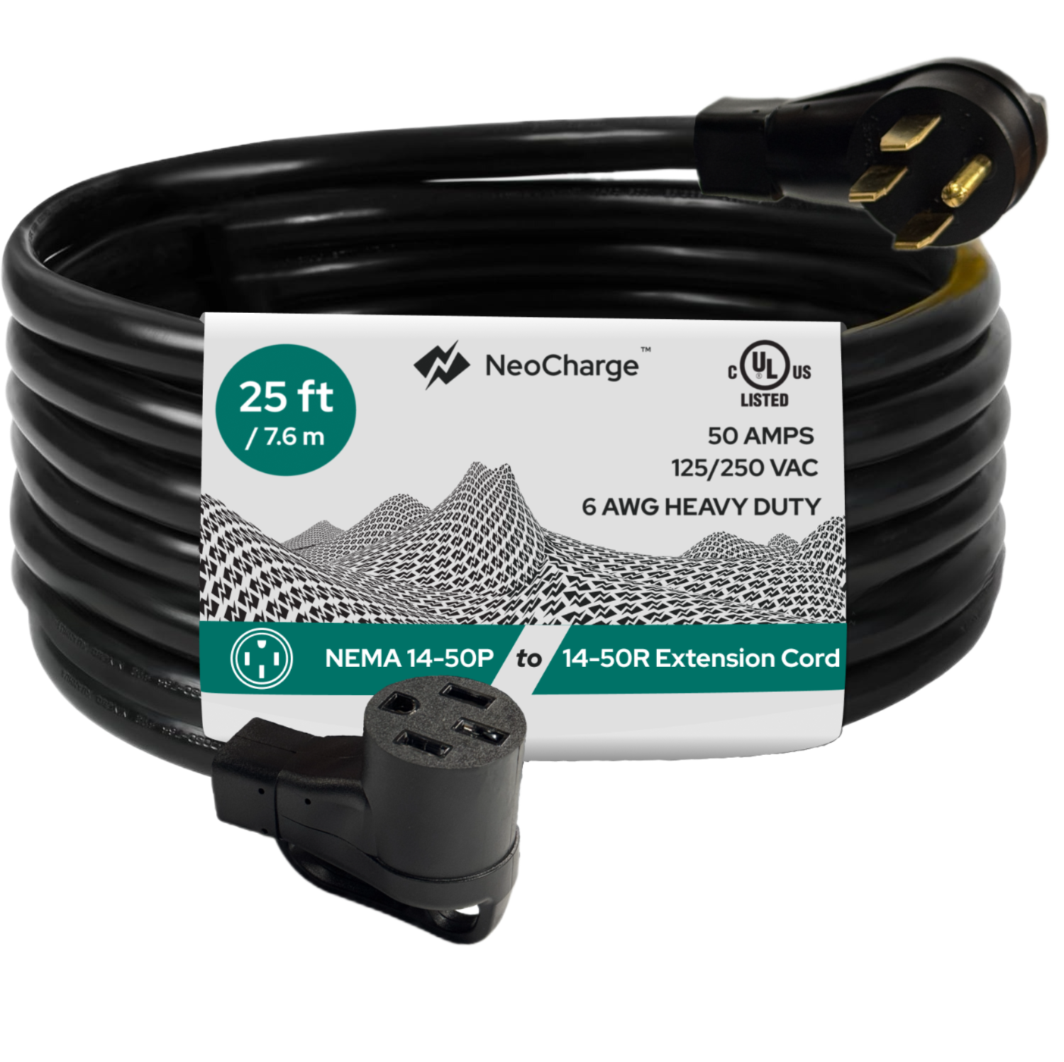 LAMA DIRITTA GRADO Industriale NEMA 14-50p 125 V 50 A Quattro Fori Spina USA @ EUR 14,29 - Foto 2