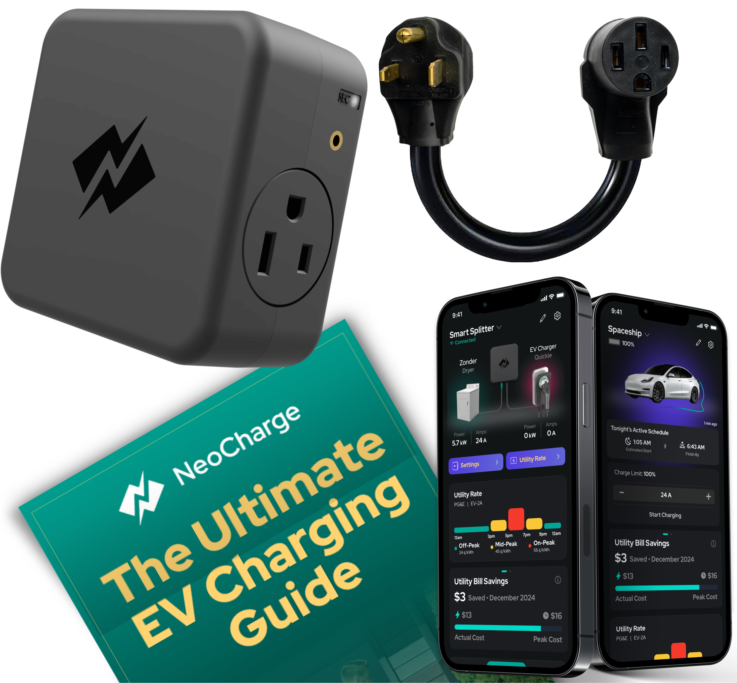 NEMA 6-50 Smart Splitter - Dual EV