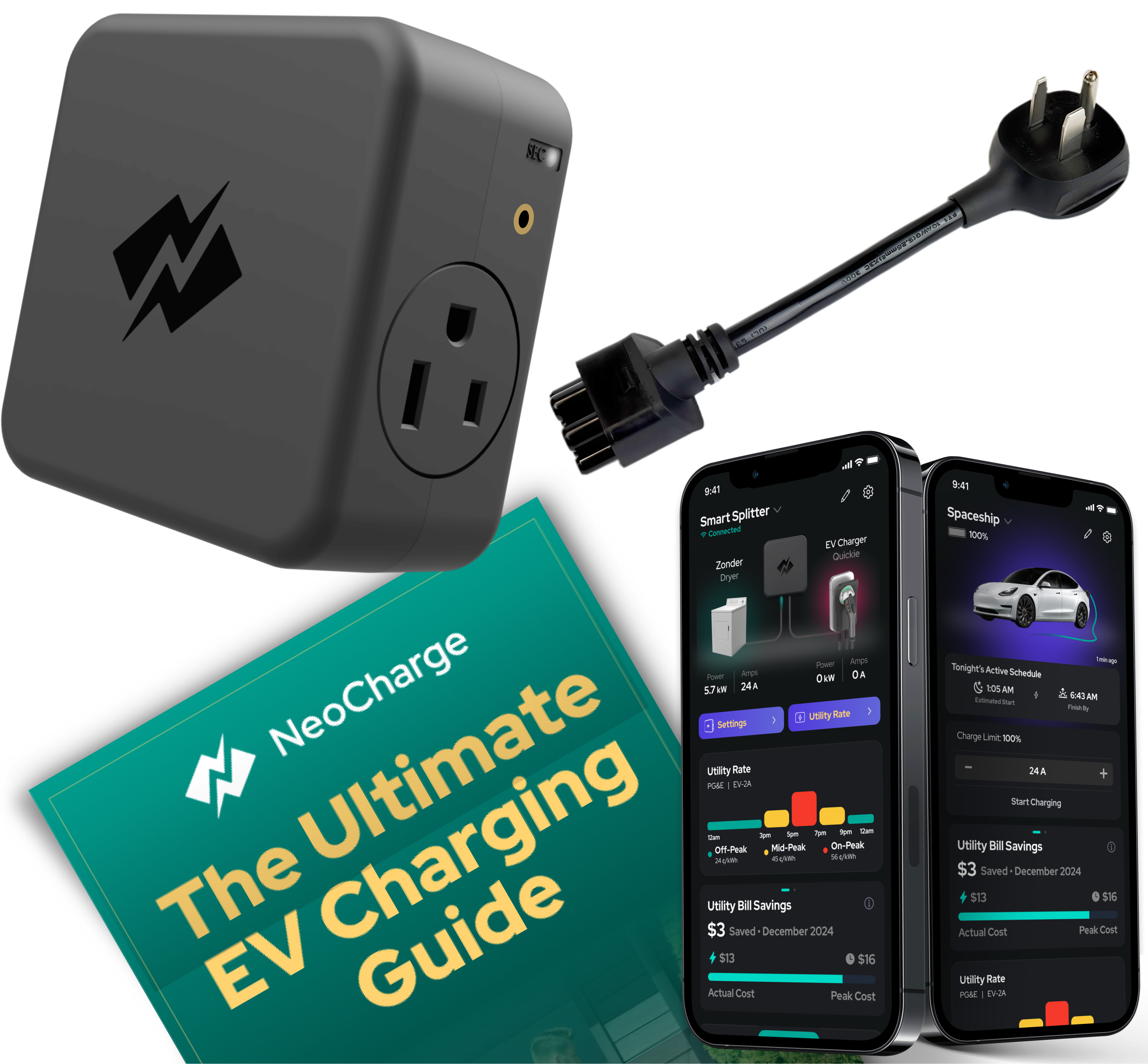NEMA 6-50 Smart Splitter - Dual EV