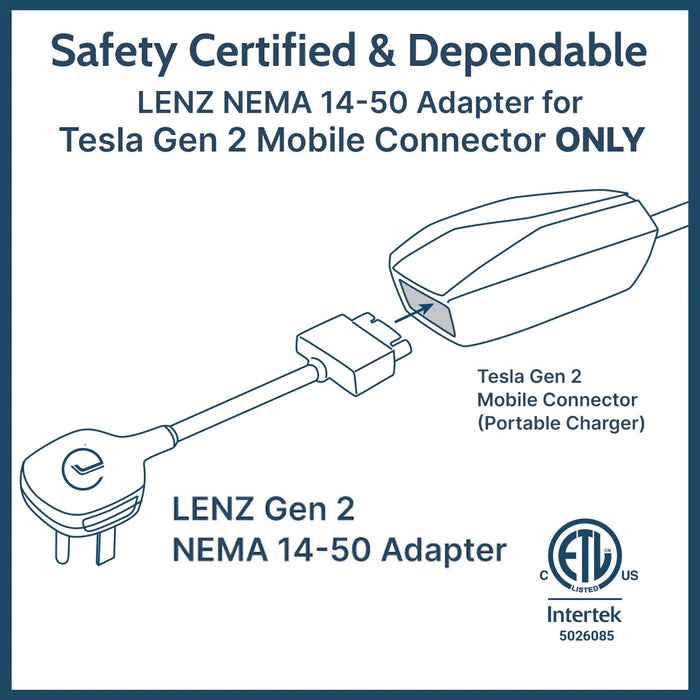 NEMA 14-50 Tesla Mobile Connector Gen 2 Adapter