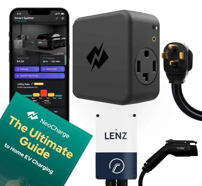 NEW 2b NEMA 14-30 Smart Splitter Pro Bundle - NeoCharge