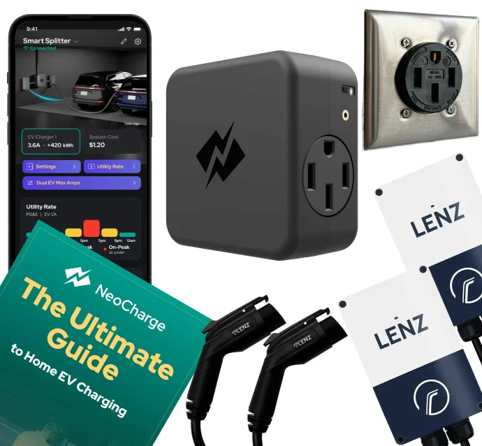 NEW 3c NEMA 14-50 Smart Splitter Pro Bundle - NeoCharge