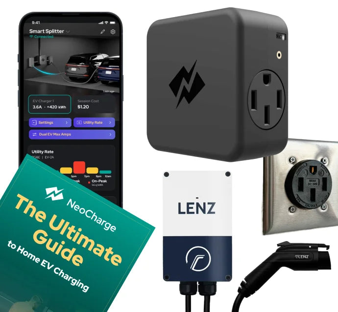 NEW 3d NEMA 14-50 Smart Splitter Pro Bundle - NeoCharge