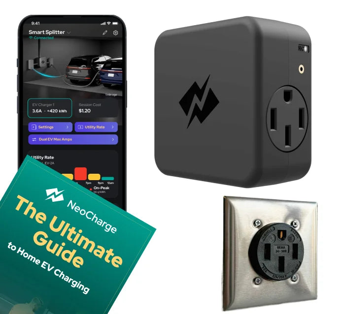 NEW 3e NEMA 14-50 Smart Splitter Pro Bundle - NeoCharge