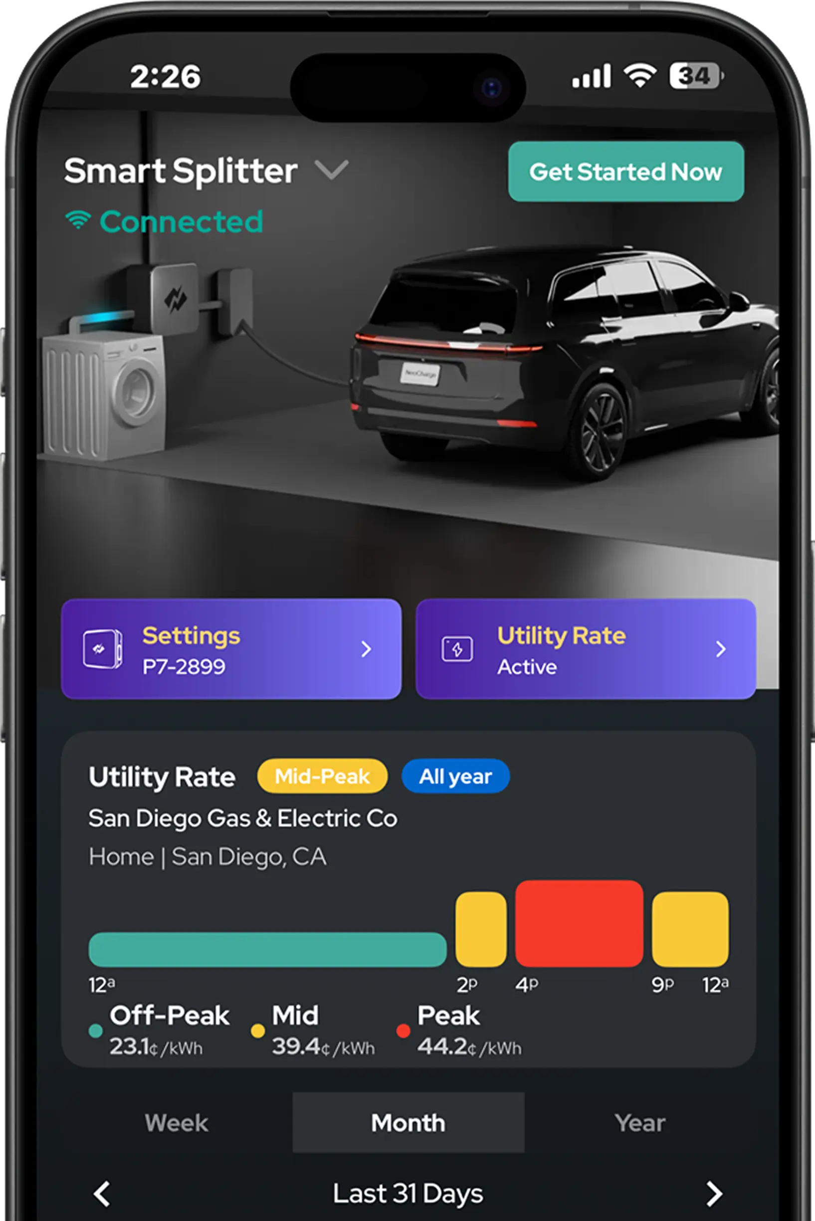Real Time EV Charger + Appliance Tracking