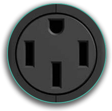 NEMA 14-50 outlet face