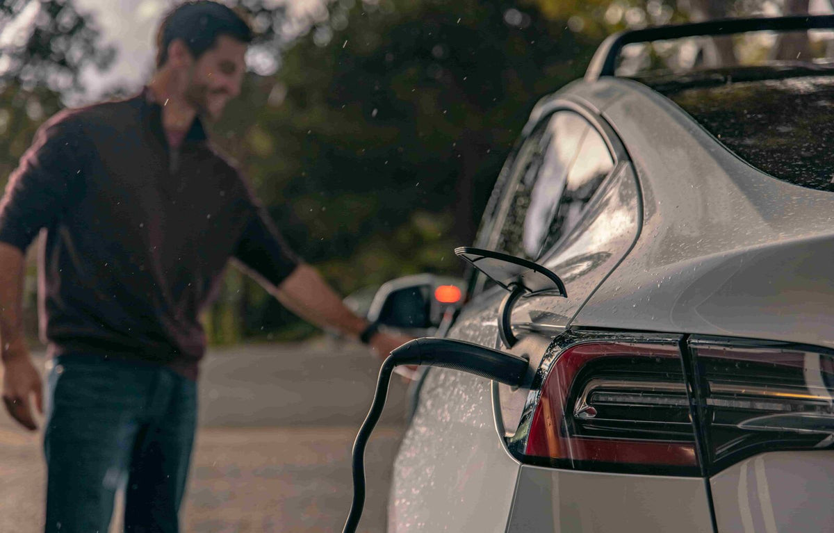 Tesla charging at home