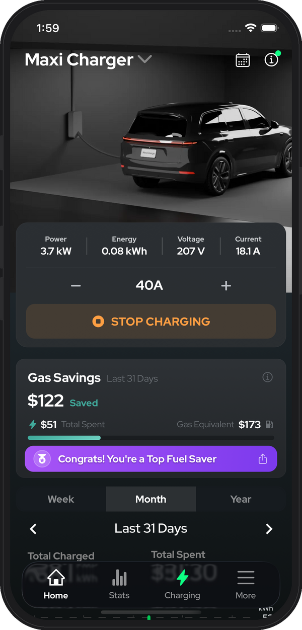 Live charging telemetry