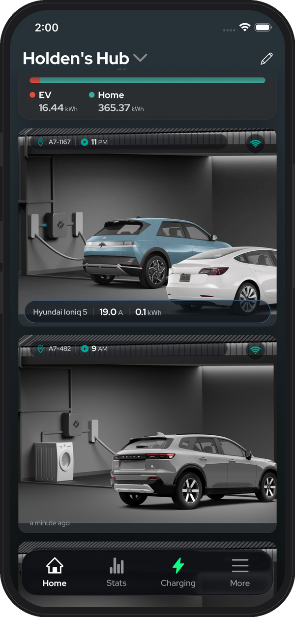 Live multi-EV view