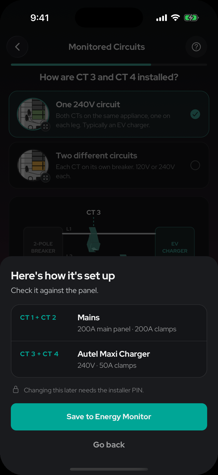 Review the setup